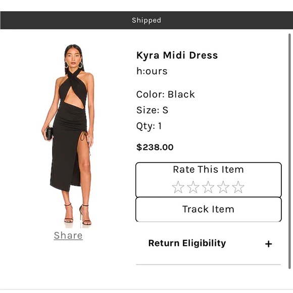 h:ours Dresses & Skirts - h:ours kyra midi dress! Size small-worn 1x